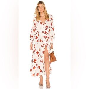 Free People Floral Midi Dress – XS